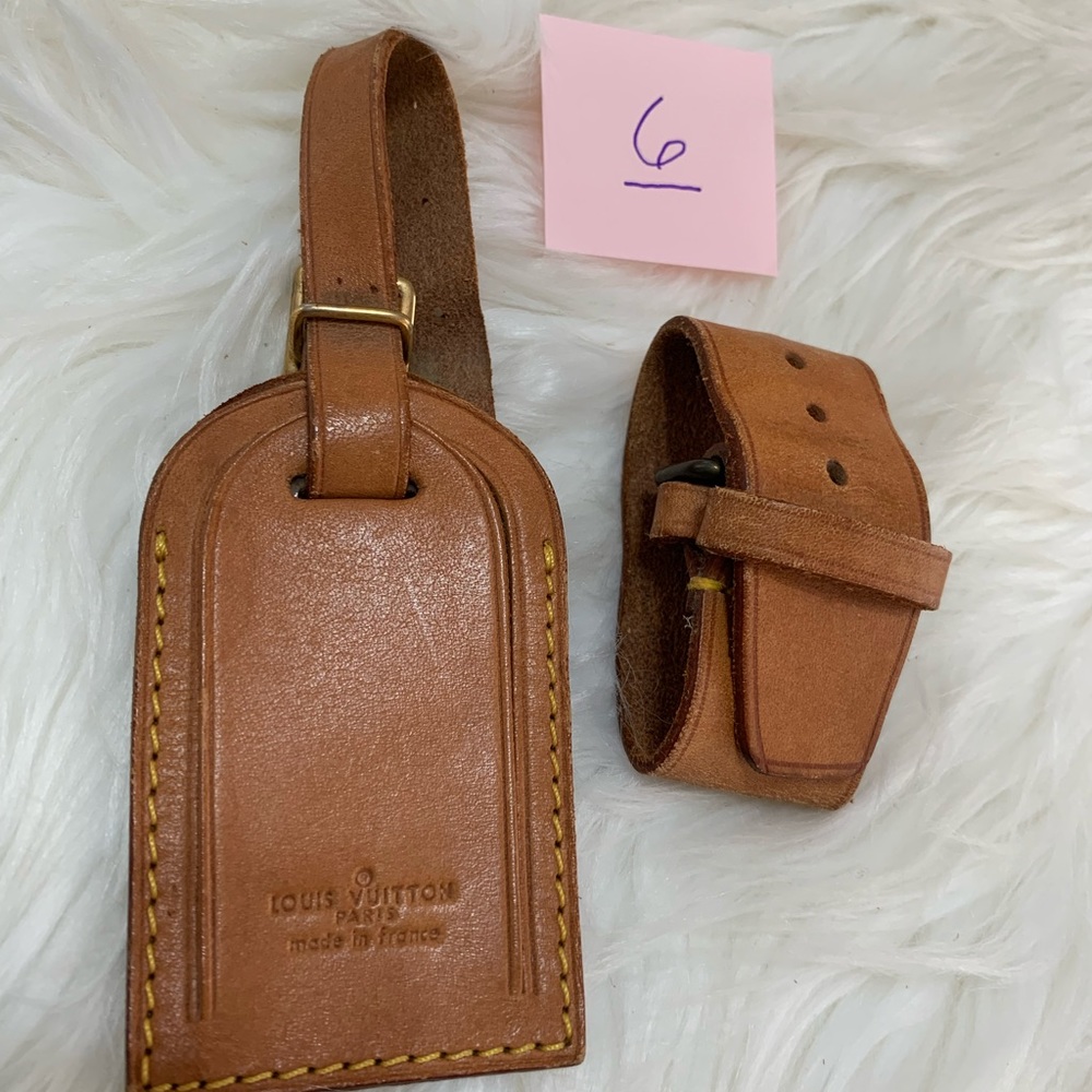 Louis Vuitton Large Luggage Tag and Poignet
